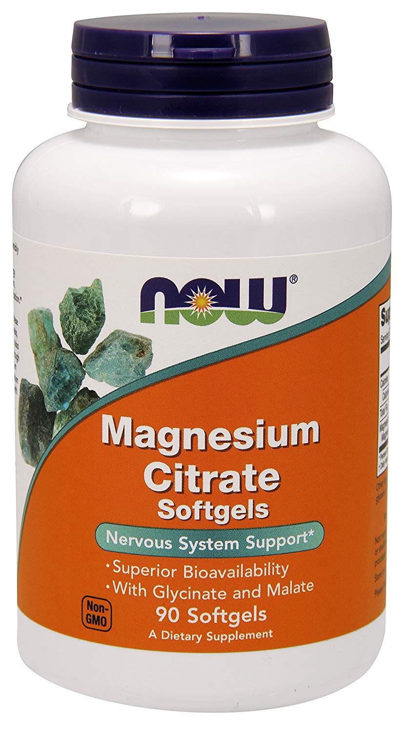 Now Foods Magnesium Citrate 90 Softgels