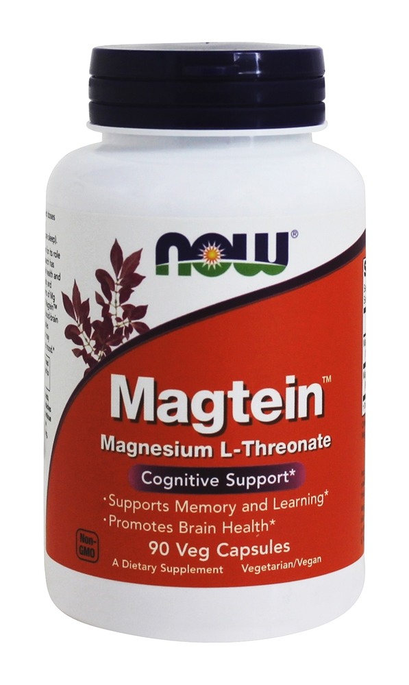 Now Foods Magtein Magnesium L-Threonate 90 Capsules