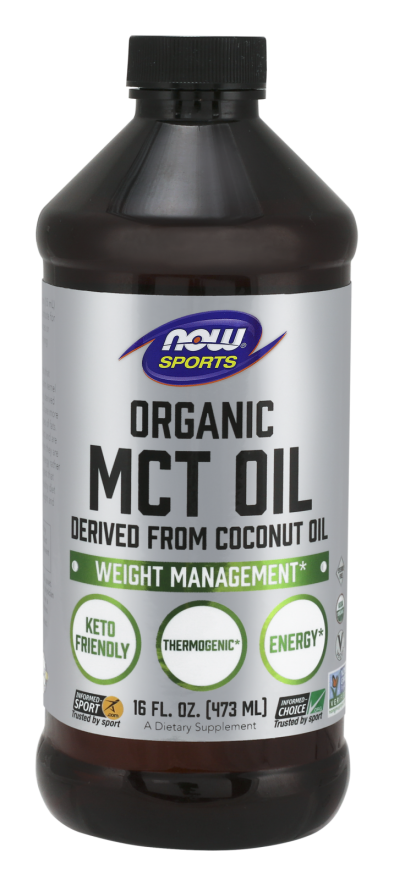 Now Foods MCT Oil Organic Derived From Coconut Oil 473ml