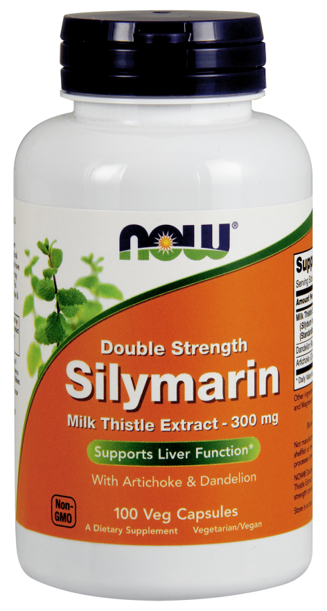 Now Foods Silymarin Milk Thistle Double Strength 100 Capsules