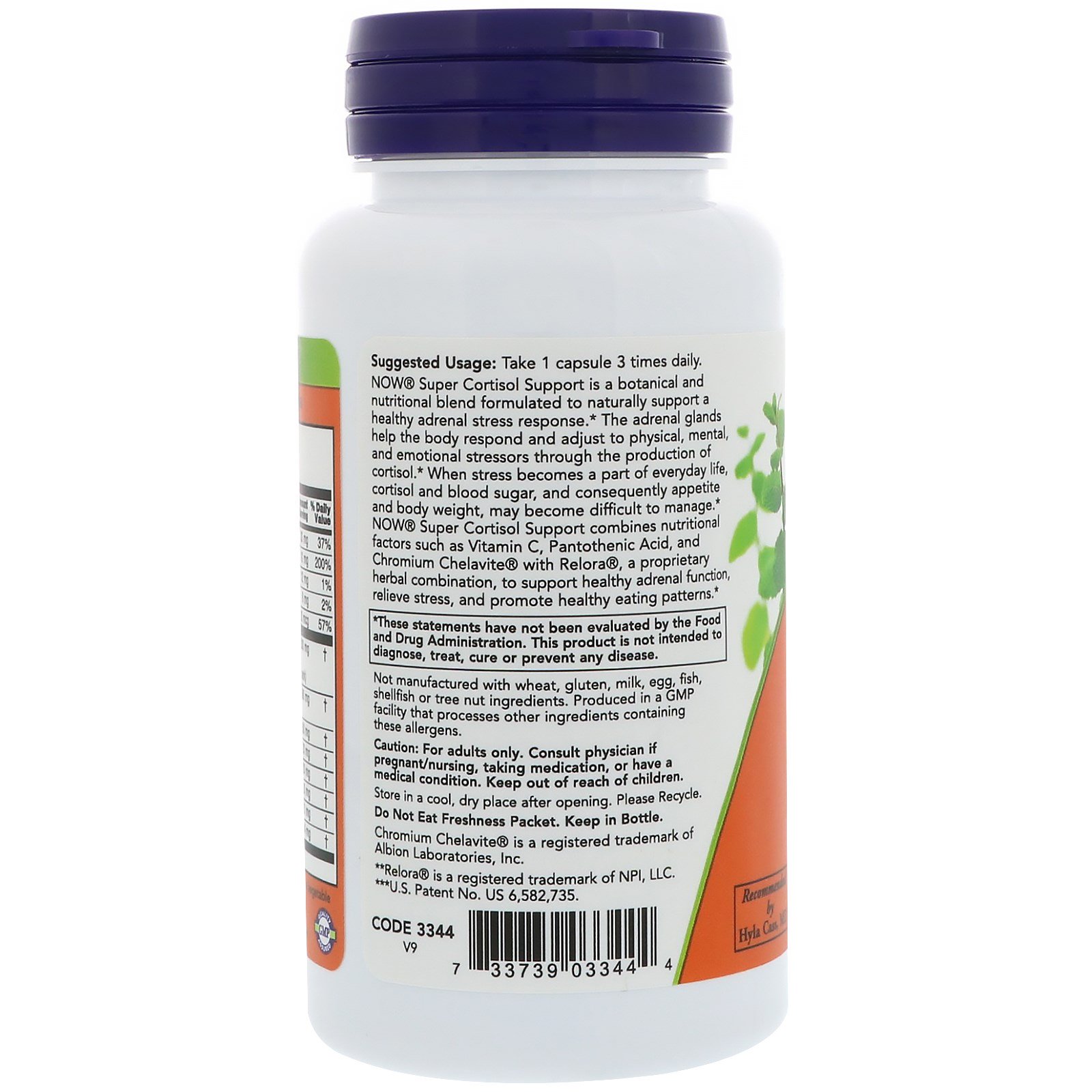 Now Foods Adrenal Stress Support 90 Capsules - Image 4