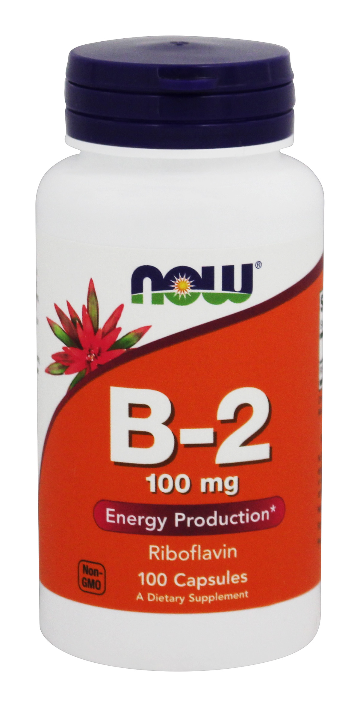 Now Foods Vitamin B2 Riboflavin 100mg 100 Capsules