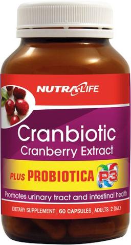 Nutralife Cranbiotic Cranberry Extract plus 60 Capsules