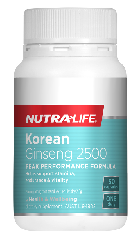 Nutralife Korean Ginseng 50 Capsules