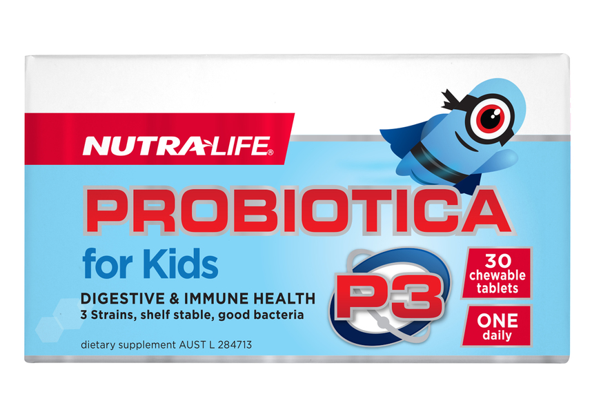 Nutralife Probiotica P3 For Kids 30 Chewable Tablets