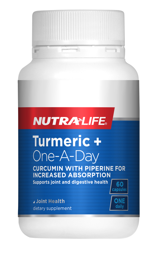 Nutralife Turmeric+ 3000mg One-A-Day 60 Capsules