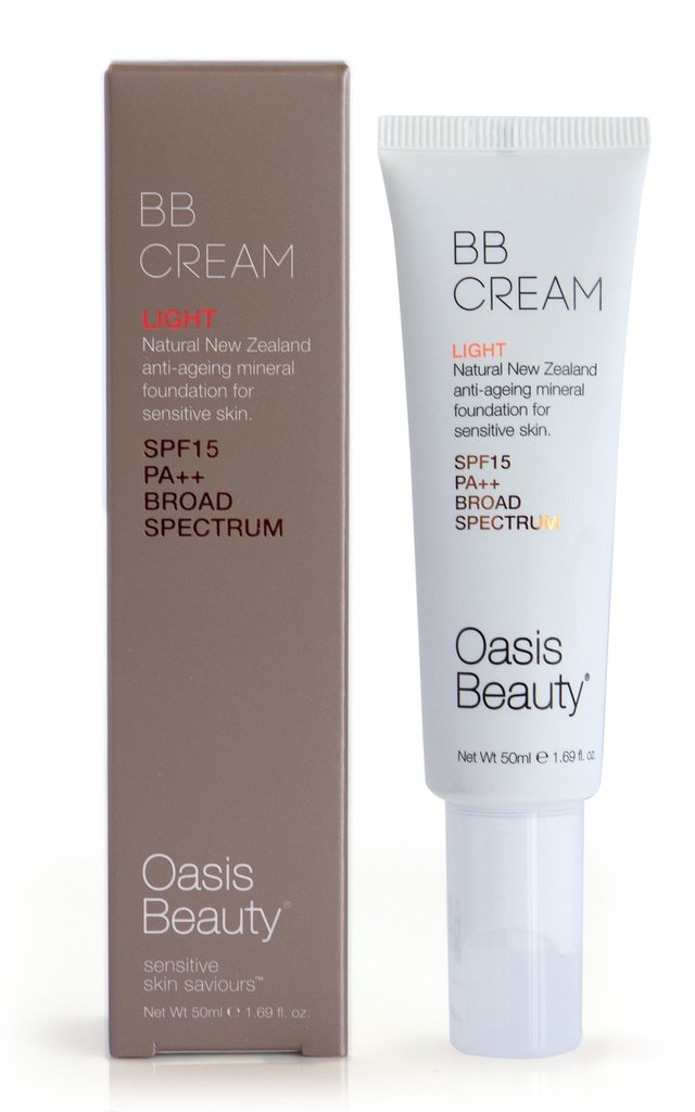 Oasis Beauty BB Cream SPF15 Light Shade 50ml