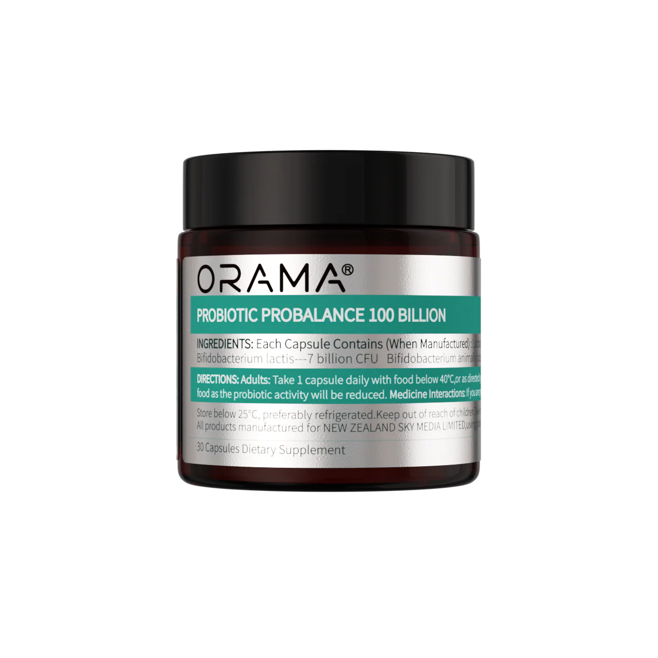 ORAMA Probiotic Probalance 100 Billion 30 Capsules
