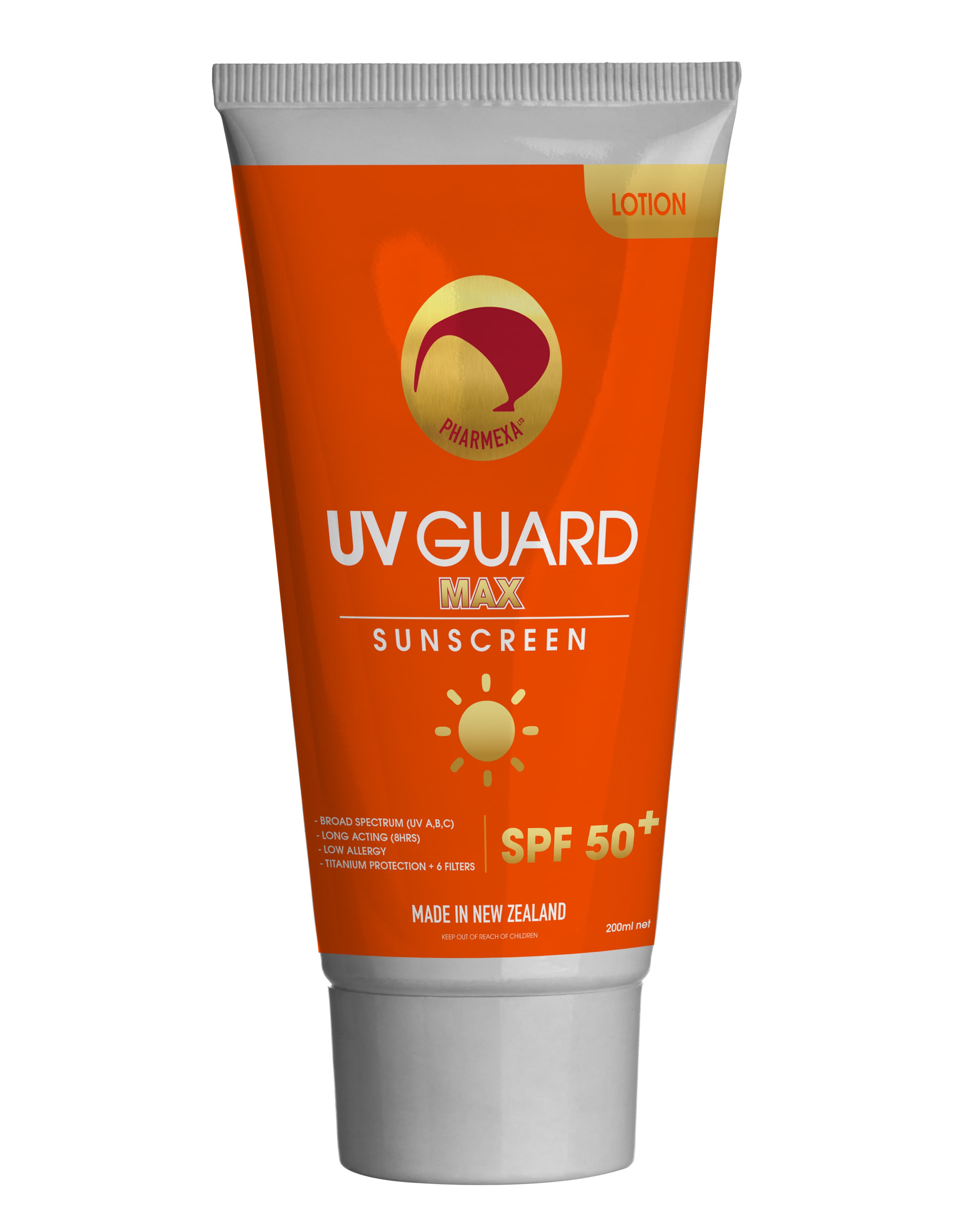 Pharmexa UV Guard Max Sunscreen Lotion SPF 50+ 200ml