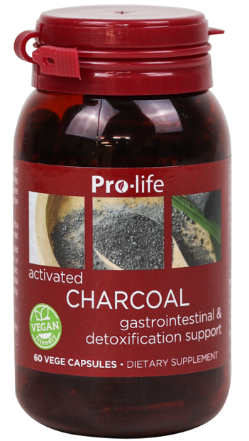 Pro Life Activated Charcoal 230mg 60 Capsules