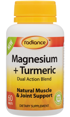 Radiance Magnesium + Turmeric 60 Tablets