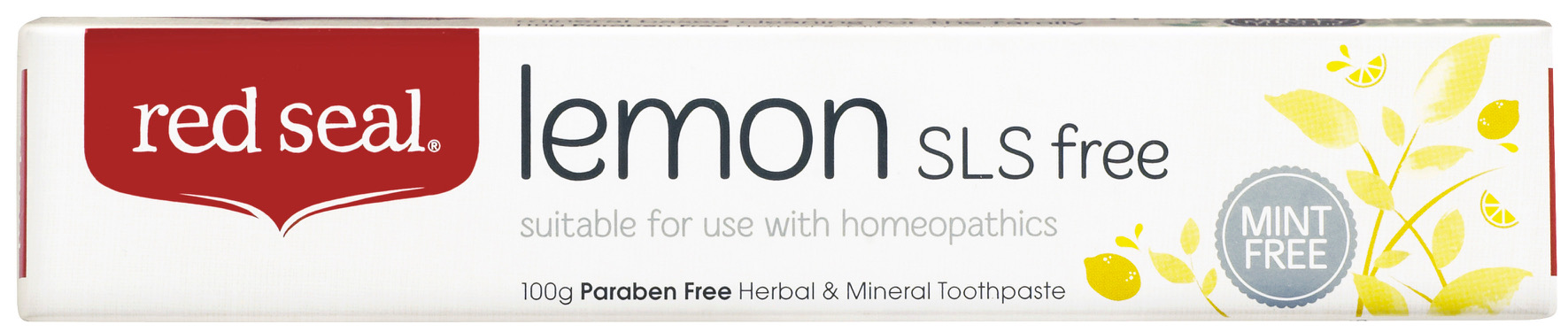 Red Seal Lemon Toothpaste No SLS 100g