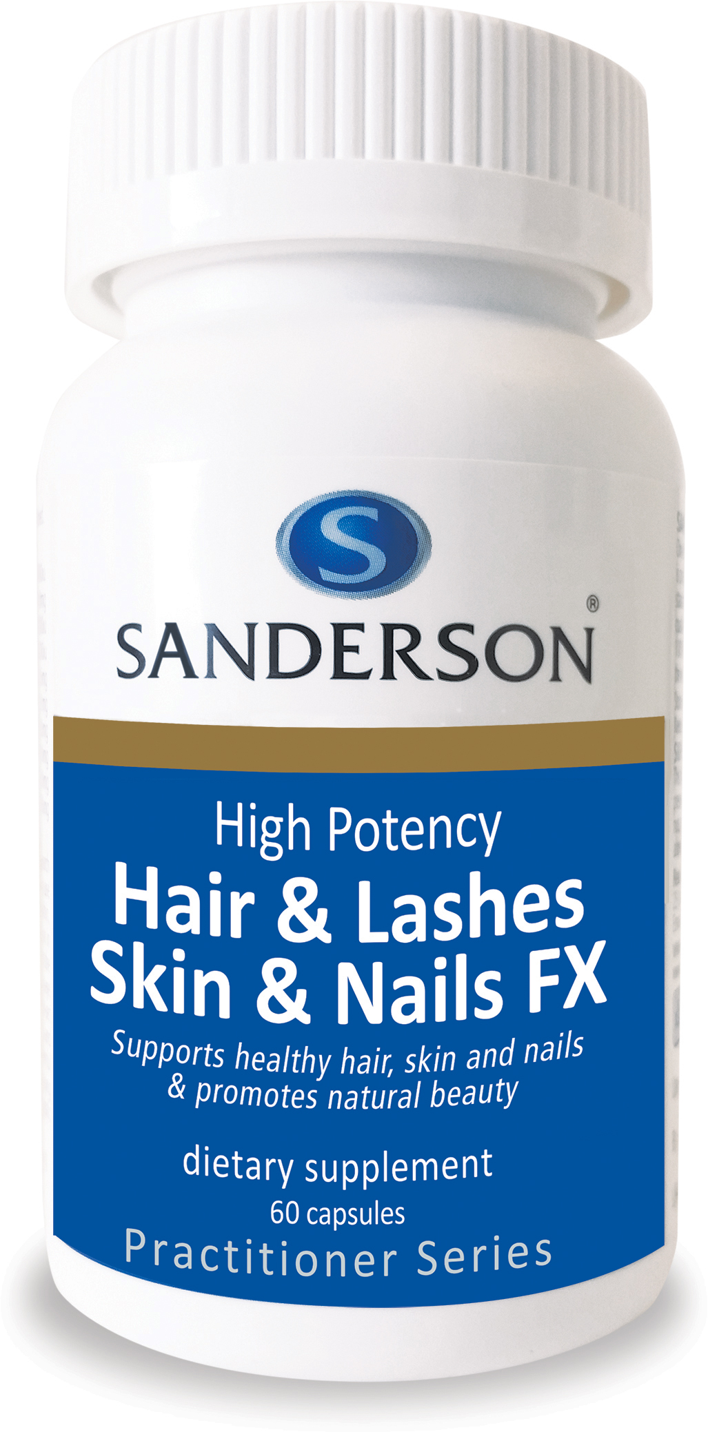 Sanderson Hair, lashes, skin & nails FX 60 Capsules