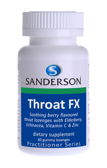 Sanderson Throat FX Gummy Lozenges 60s