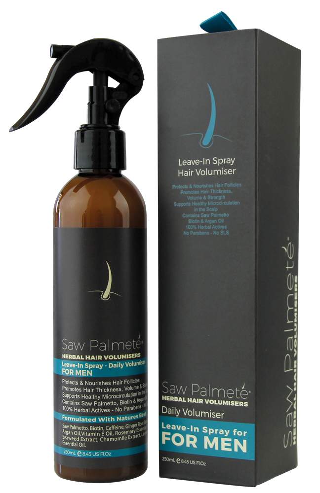 Saw Palmete Men's Leave-In Spray Herbal Hair Volumiser 250ml
