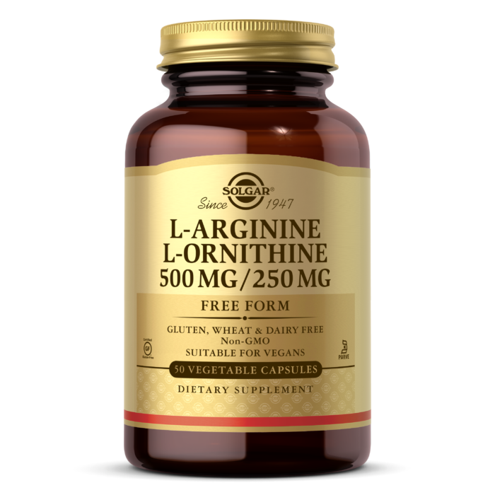Solgar L-Arginine/L-Ornithine 500/250mg Capsules