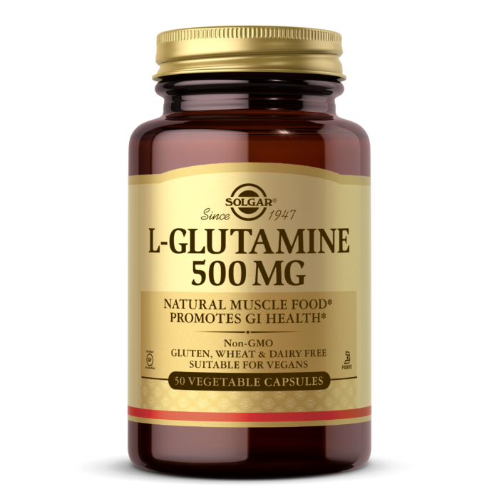 Solgar L-Glutamine 500mg Capsules
