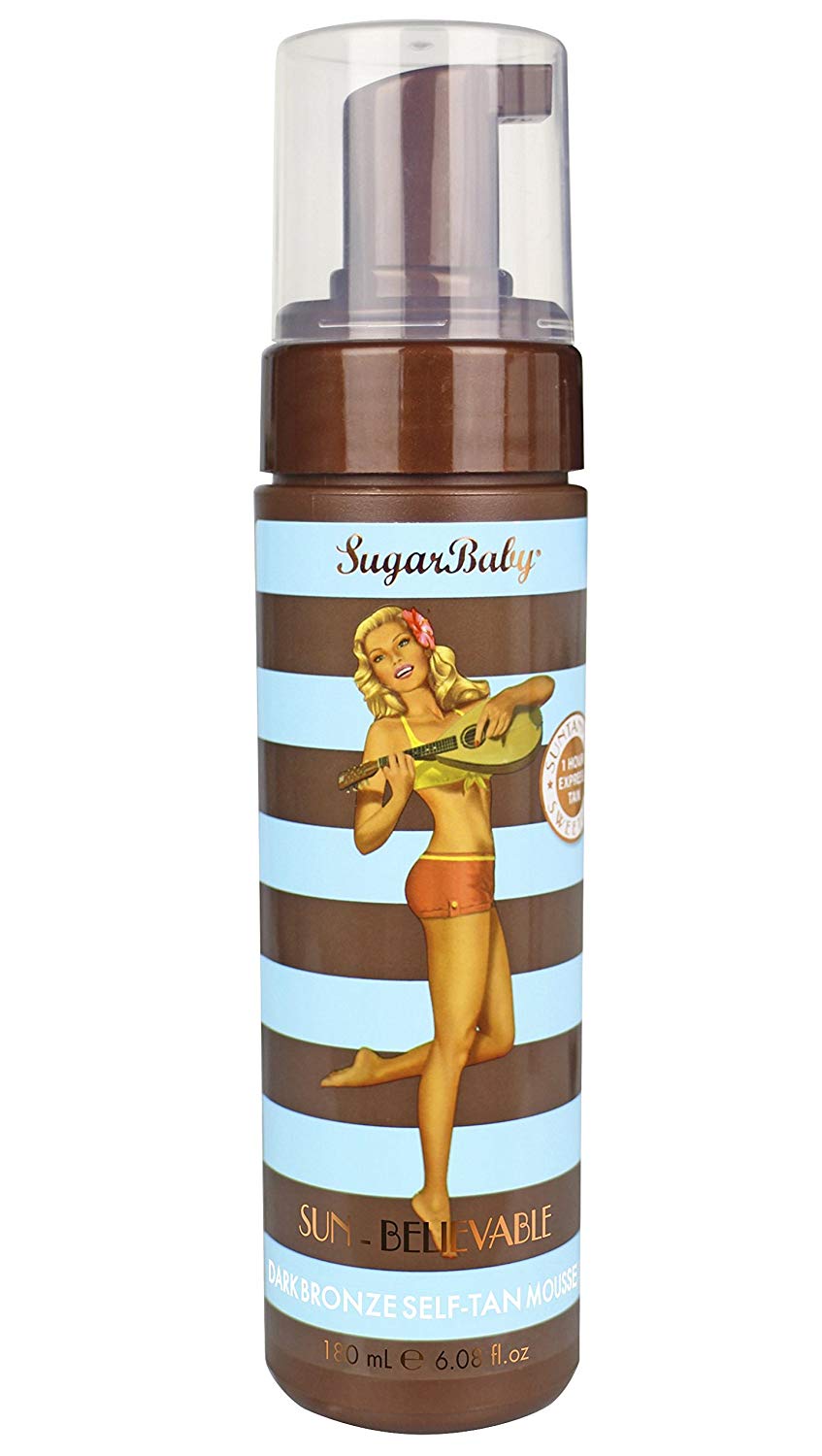 SugarBaby Sun Believable Dark Bronze Self-Tan Mousse 180ml
