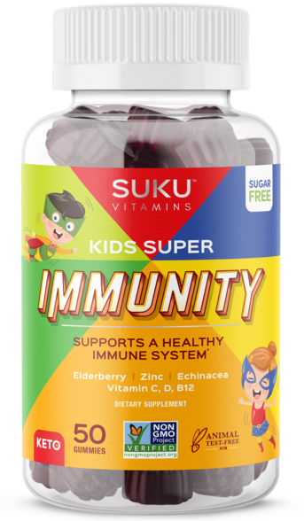 SUKU Vitamins Kids Super Immunity 50 Gummies