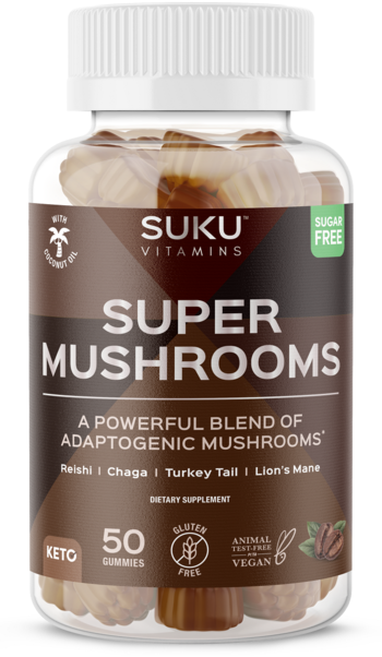 SUKU Vitamins Super Mushroom 50 Gummies