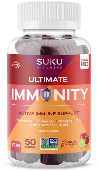 SUKU Vitamins Ultimate Immunity 50 Gummies