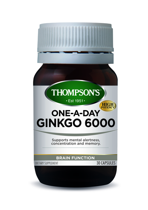 Thompson's Ginkgo 6000 One-A-Day 30 Capsules