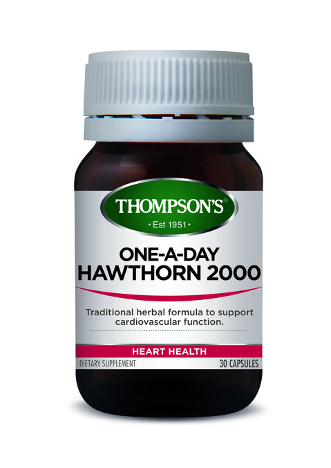 Thompson's Hawthorn 2000 One-A-Day 30 Capsules
