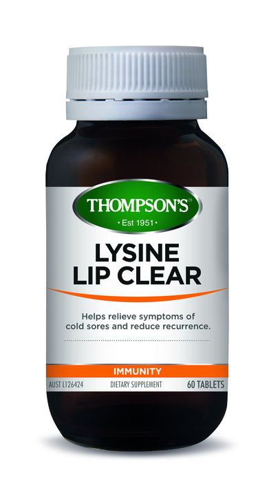 Thompson's Lysine Lip Clear 60 Tablets