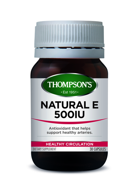 Thompson's Natural Vitamin E Complex 500IU 30 Capsules