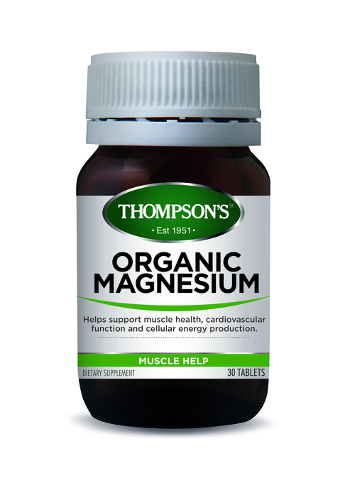 Thompson's Organic Magnesium 30 Tablets