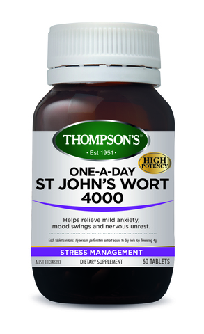 Thompson's St John's Wort 4000 One-A-Day 60 Tablets