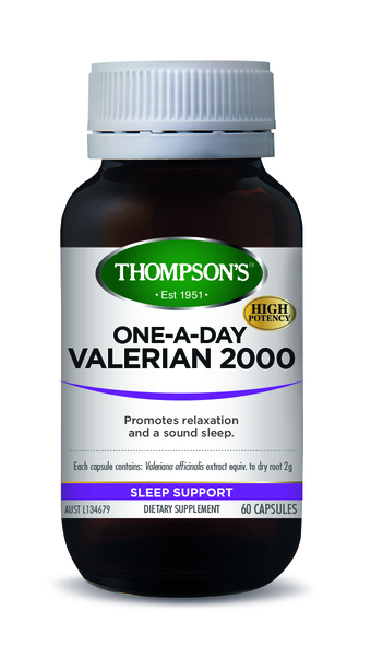 Thompson's Valerian 2000 One-A-Day 60 Capsules (Product Discontinued)