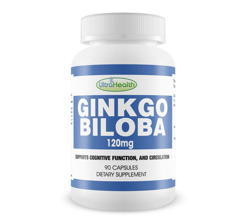 Ultra Health Ginkgo Biloba 120mg 90 Capsules