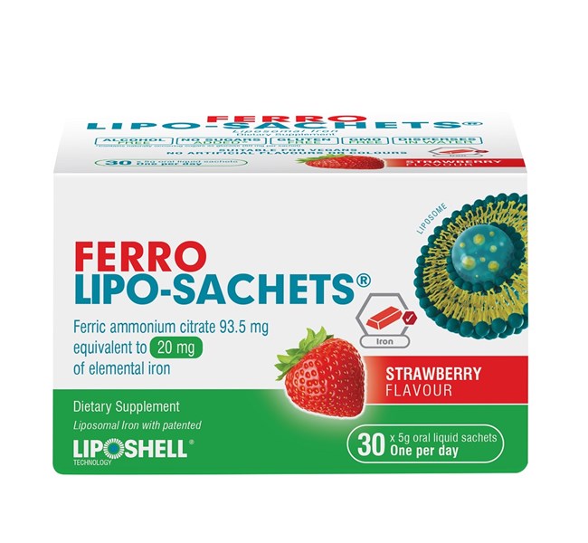 Ferro Lipo-Sachets Liposomal Iron 30 Packs