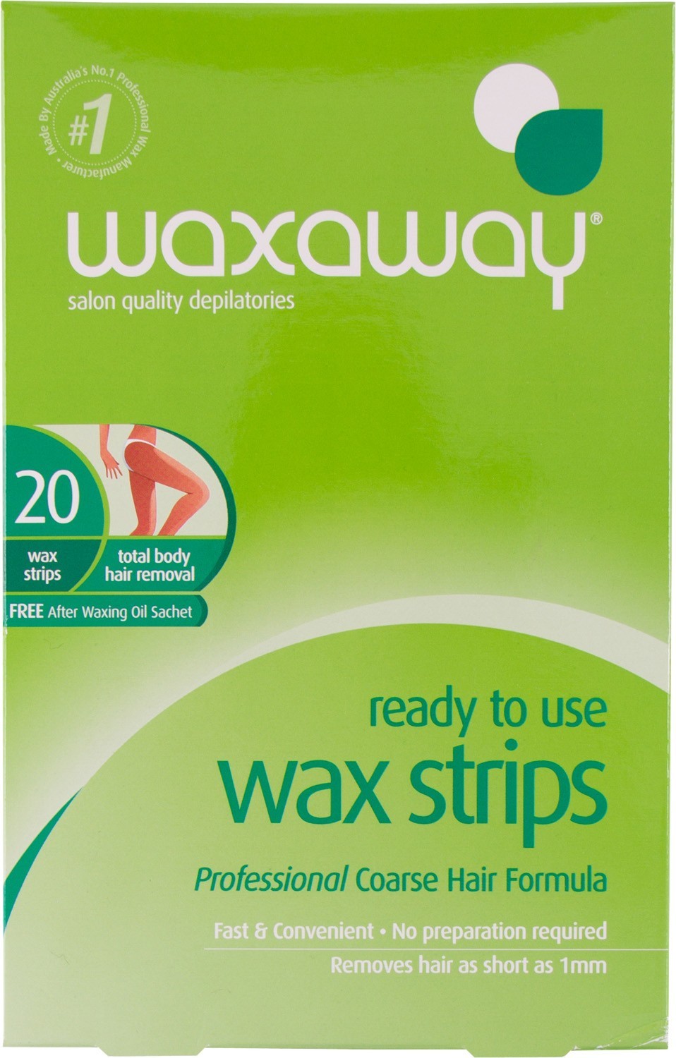 Waxaway Wax Strips Large 20PK
