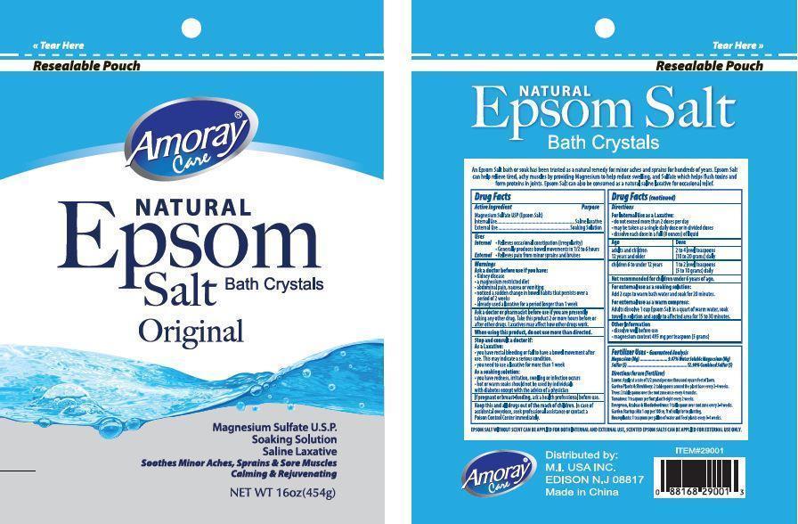 Amoray Care Epsom Salt logo