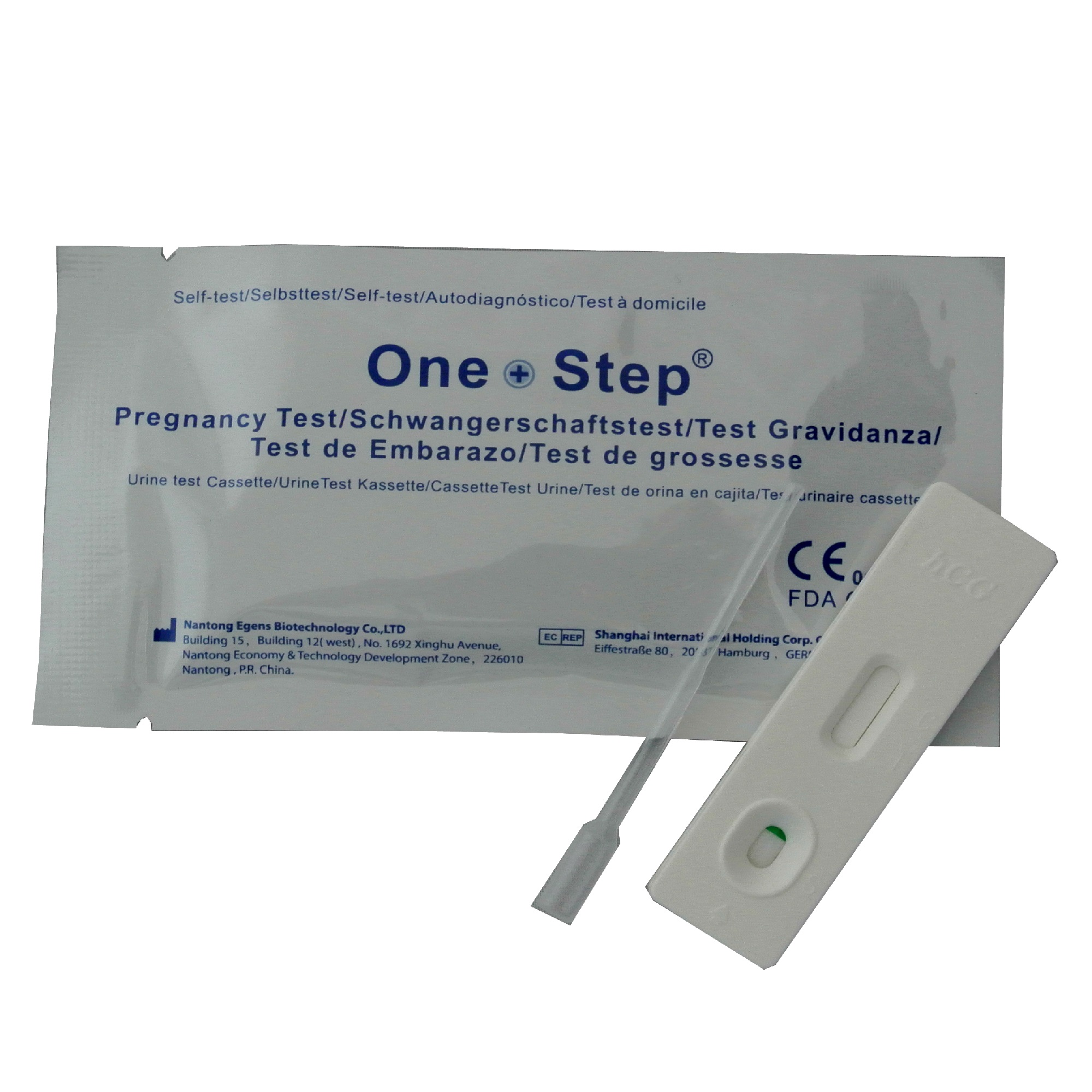 David One Step Cassette Pregnancy Test logo